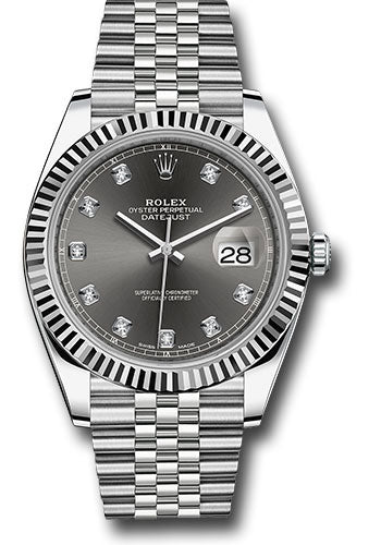 rolex datejust 41mm stainless steel men's watch