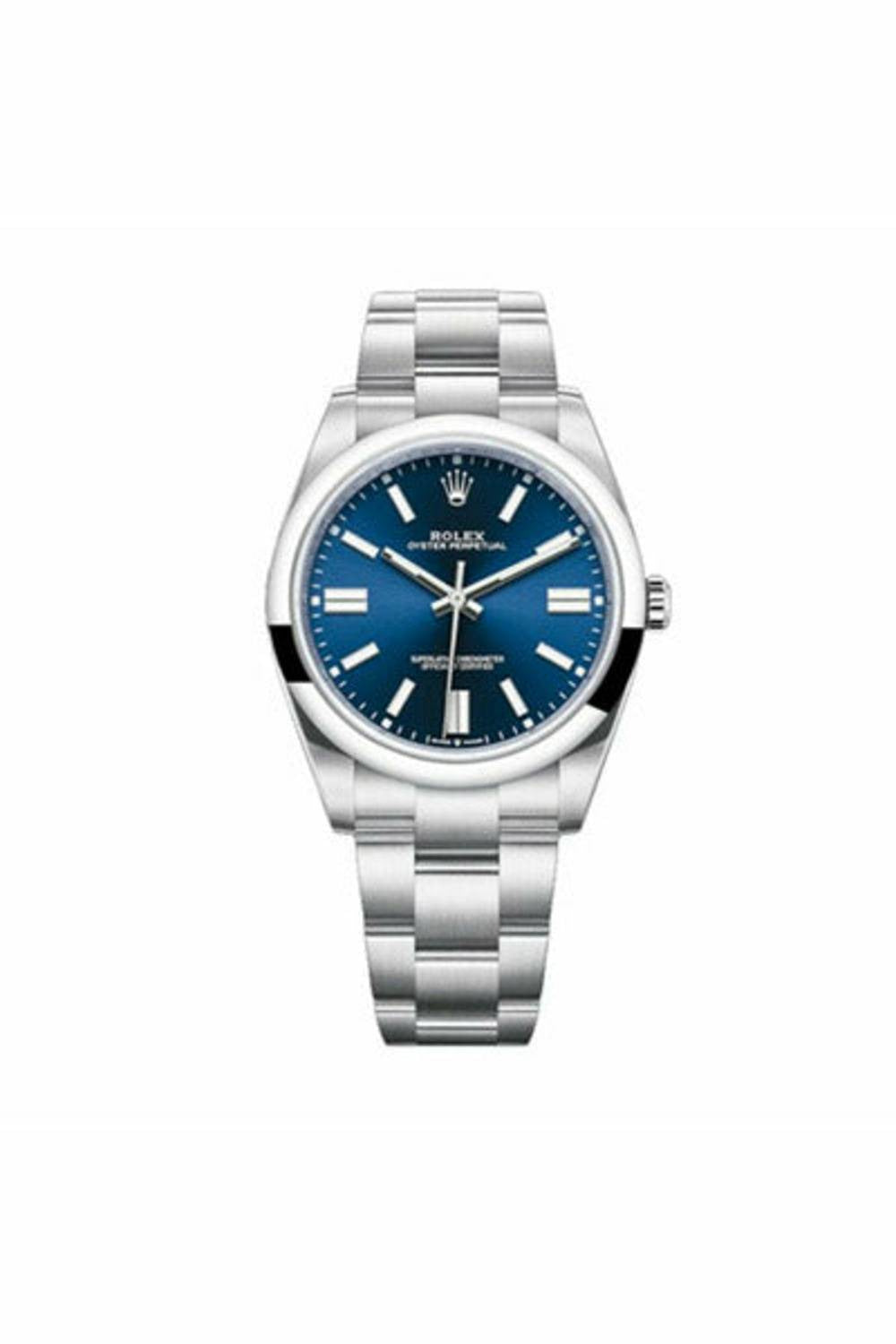 rolex oyster perpetual 41mm men's watch ref. 124300 bl