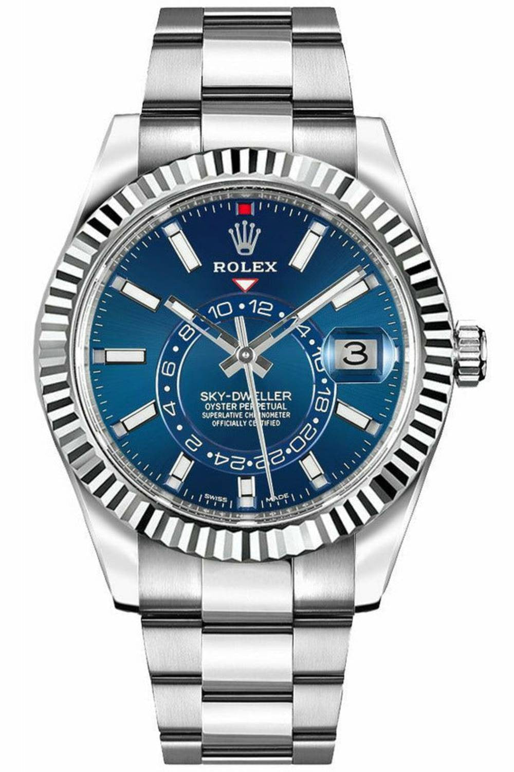 rolex sky-dweller blue dial 42mm