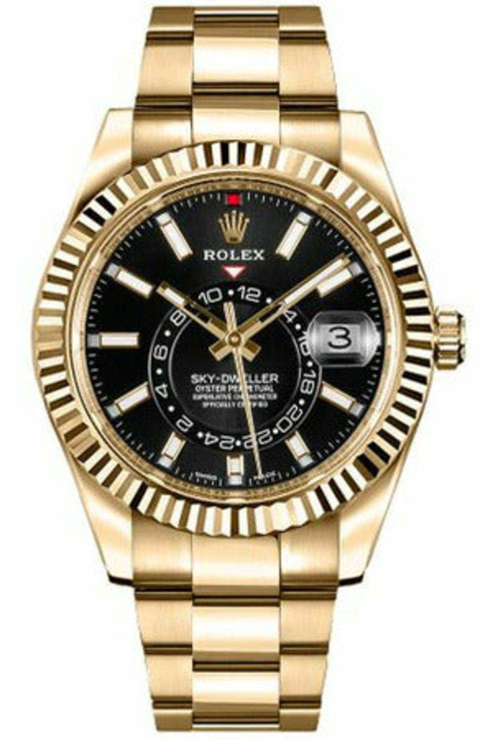 rolex sky-dweller yellow gold 326938