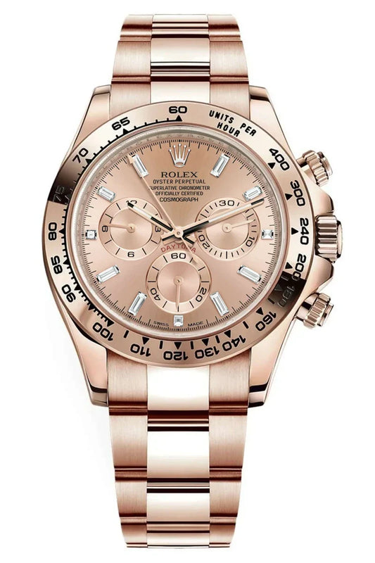 Rolex Cosmograph Daytona 116505 Men¡¯s Luxury Watch with pink diamond-set dial